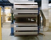 उच्च शक्ति पु सैंडविच पैनल मशीन लाइन 8 - 12 मीटर / न्यूनतम उत्पादकता के साथ