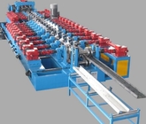 पोस्ट कटिंग जेड सी पर्लिन रोल बनाने की मशीन 15 मीटर / मिनट 7.5 किलोवाट